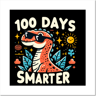 100 Days Smarter - Dinosaur Posters and Art